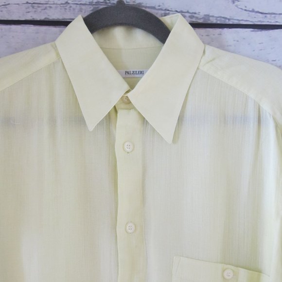 Pal Zileri Button Down Long Sleeve Shirt Large - Picture 3 of 7